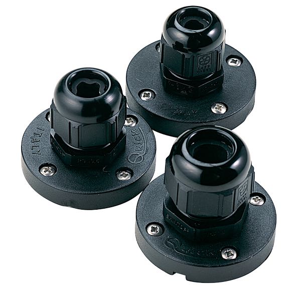 Quick kabelgennemføring Ø10-13mm slagfast plast